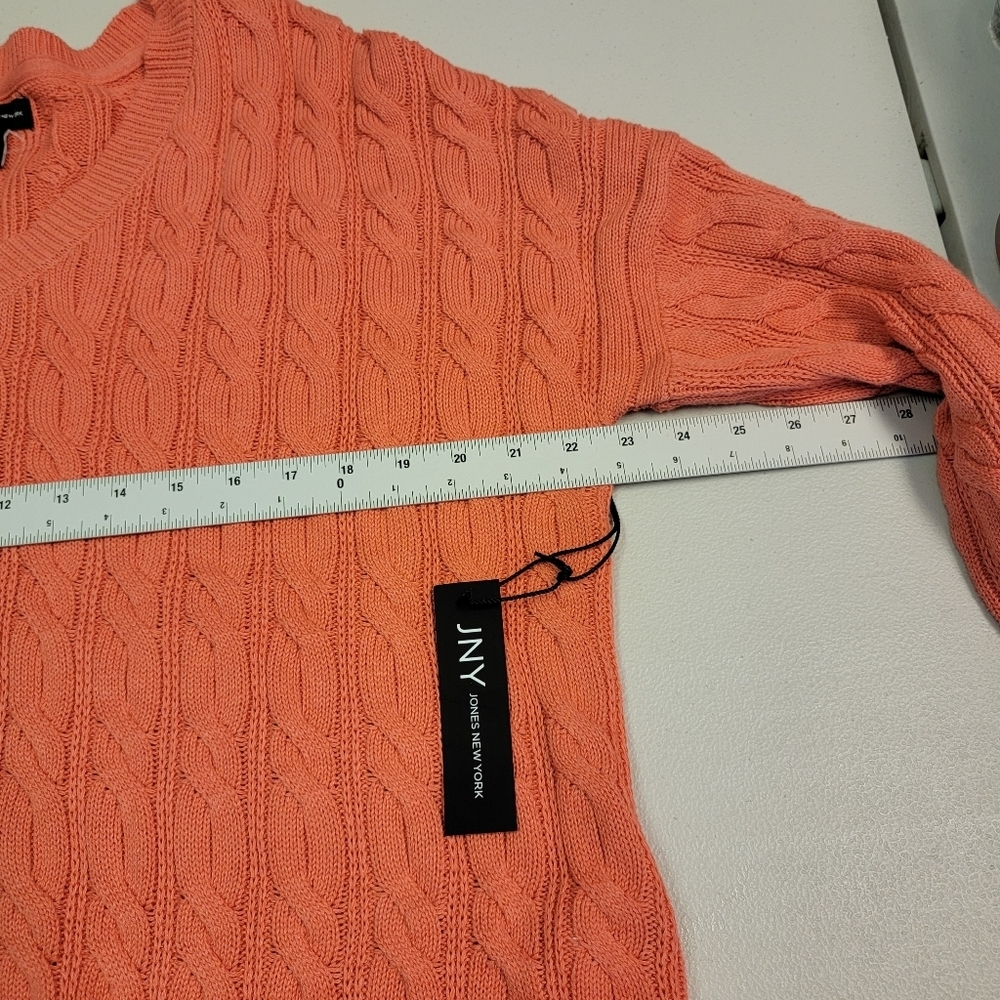 Jones‎ New York Women's V Neck Knit Sweater Size XL - Picture 5 of 7